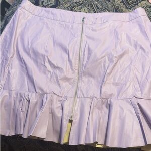 Elegant Lilac Women's Mini Skirt